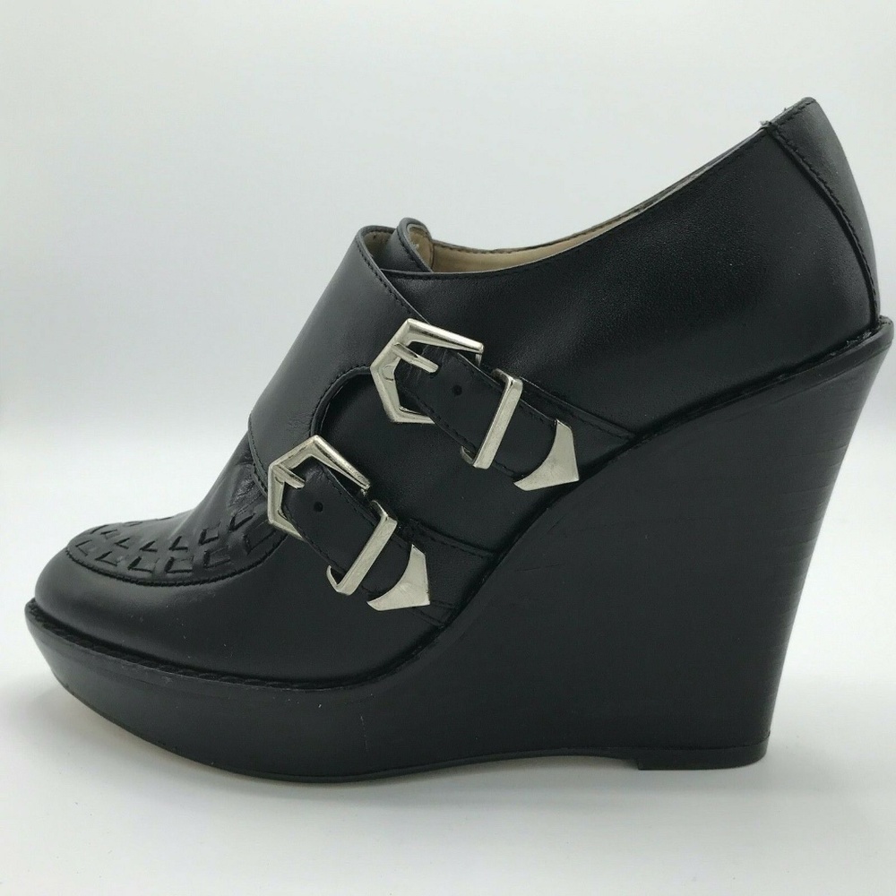 ZARA Woman Loafer Oxford Platform Wedge Blucher